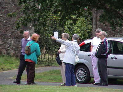 Visitors to the Castle