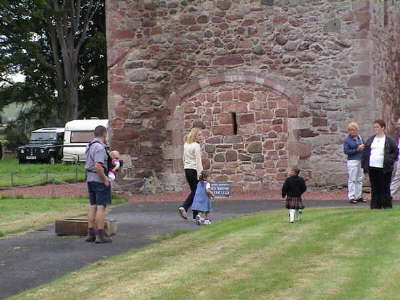 Visitors to the Castle