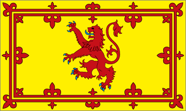 Rampant lion flag